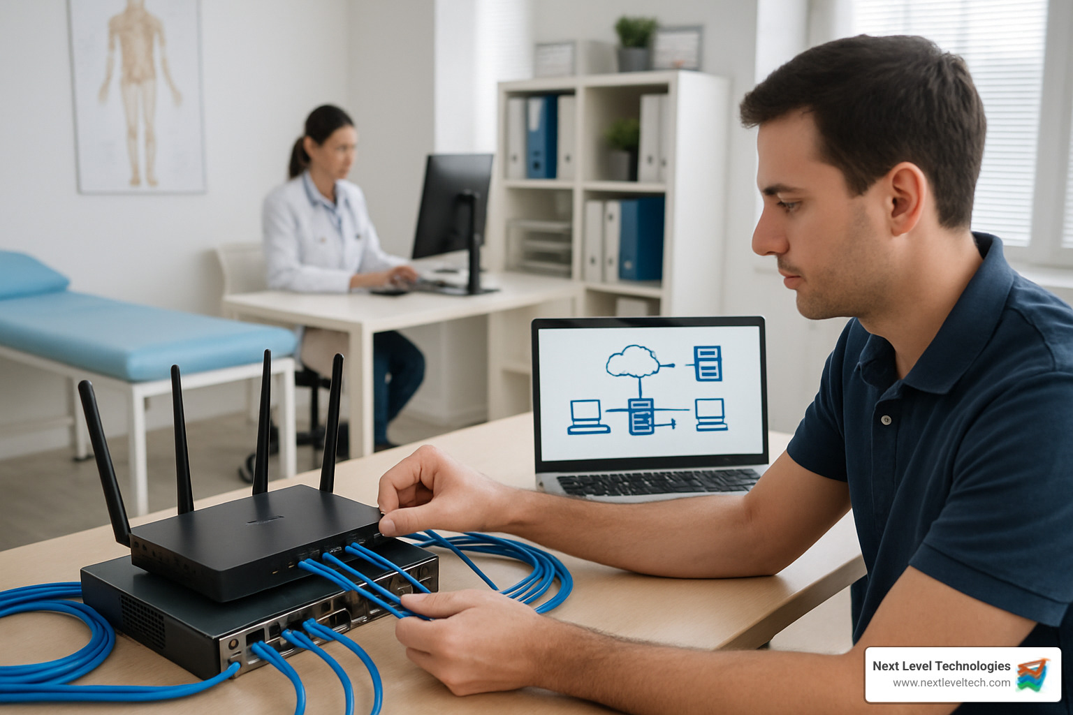 Medical Offices & Buildings networking by Victel
