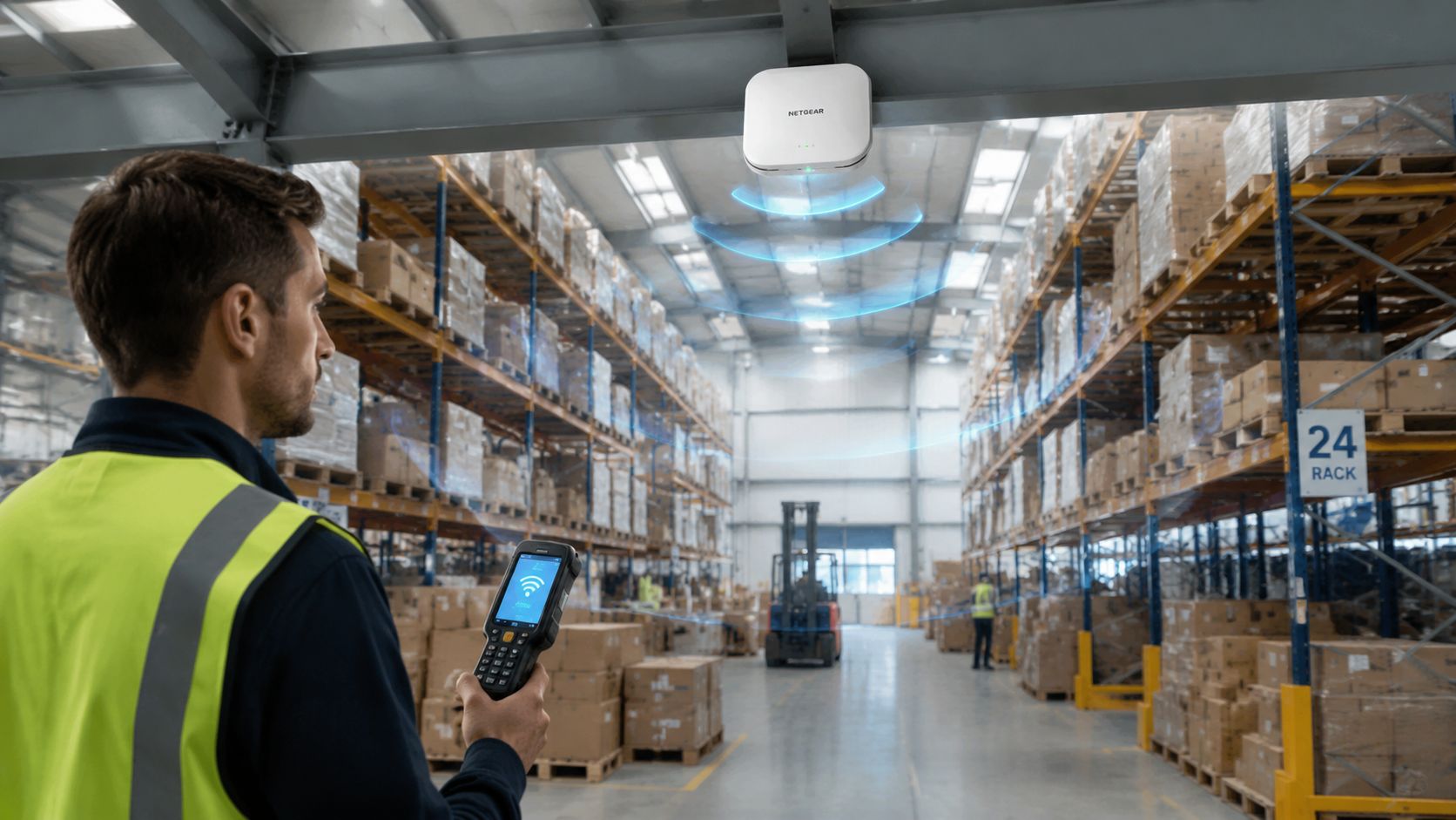 Warehouse & Manufacturing networking by Victel